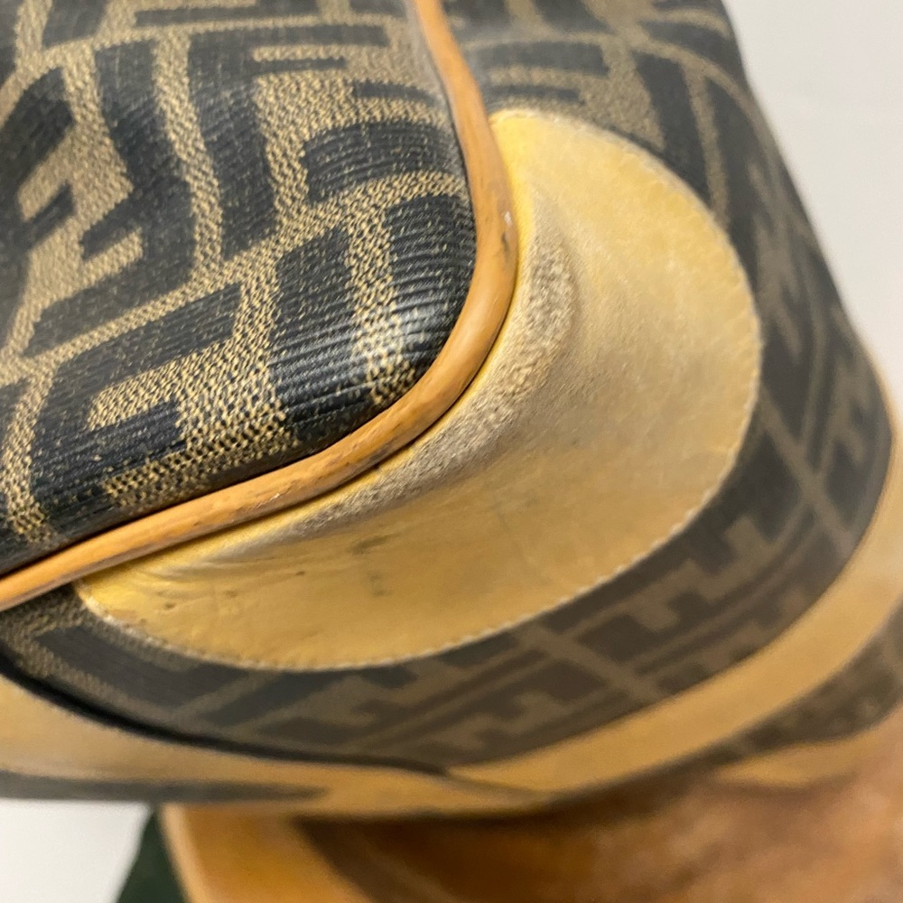 Fendi Zucca Print Coated Canvas With Leather Trim… - image 8